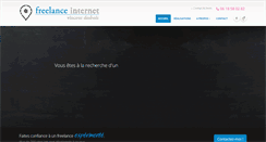 Desktop Screenshot of freelance-internet.com
